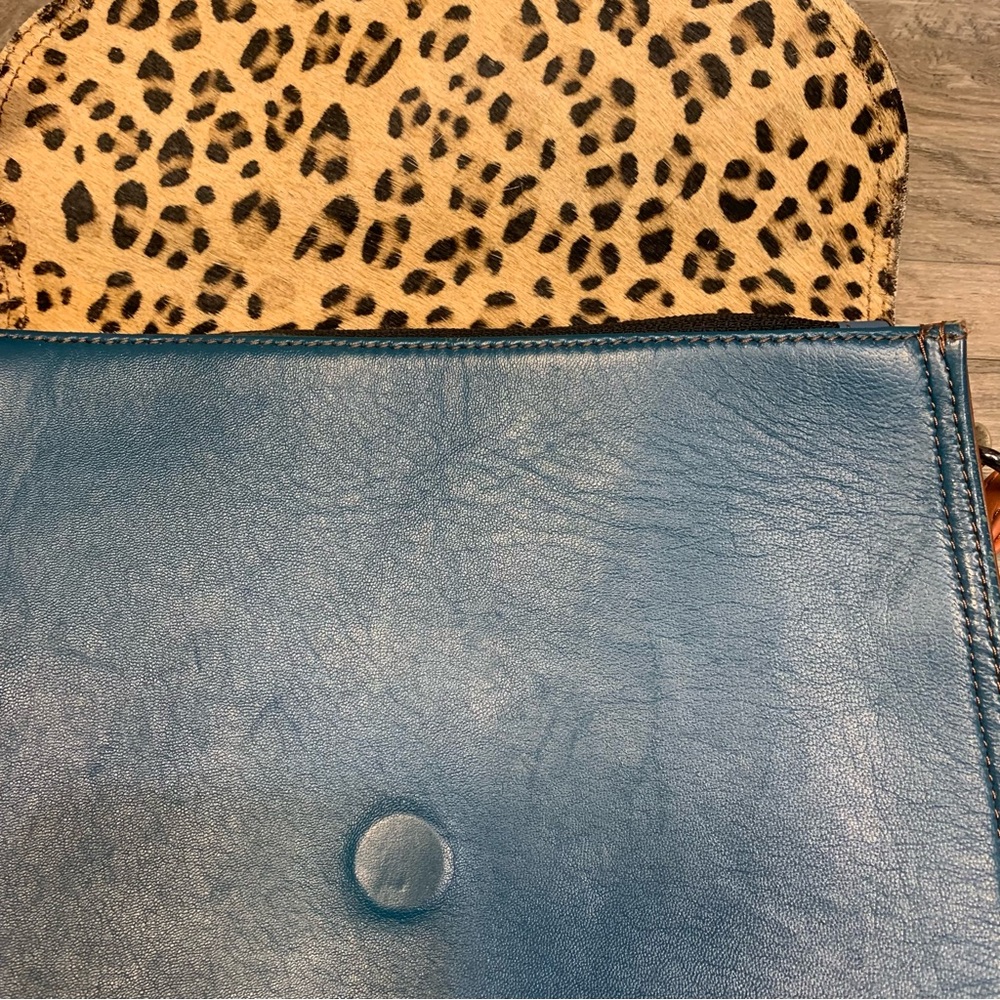 Soruka Reversible Flap Recycled Leather Crossbody Bag - Picture 5 of 11